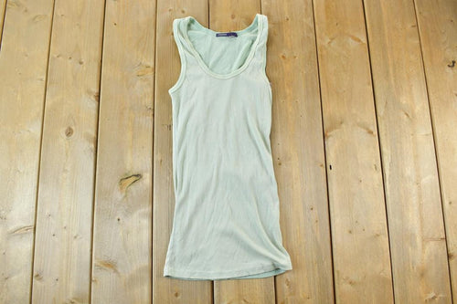 Women Vintage Vigoss Tank Top / Contrast Stitch / Internet Famous Clothing / Over Dyed