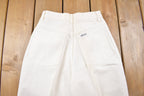 Vintage 1990's Sasson White Jeans 24 x 28