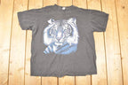 Vintage 1990s Siberian Tiger Souvenir Animal T-Shirt Men's L