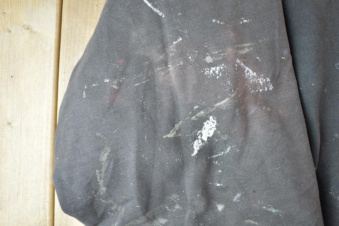 Vintage Distressed Carhartt Full Zip Fleece Lined Hoodie Sweatshirt