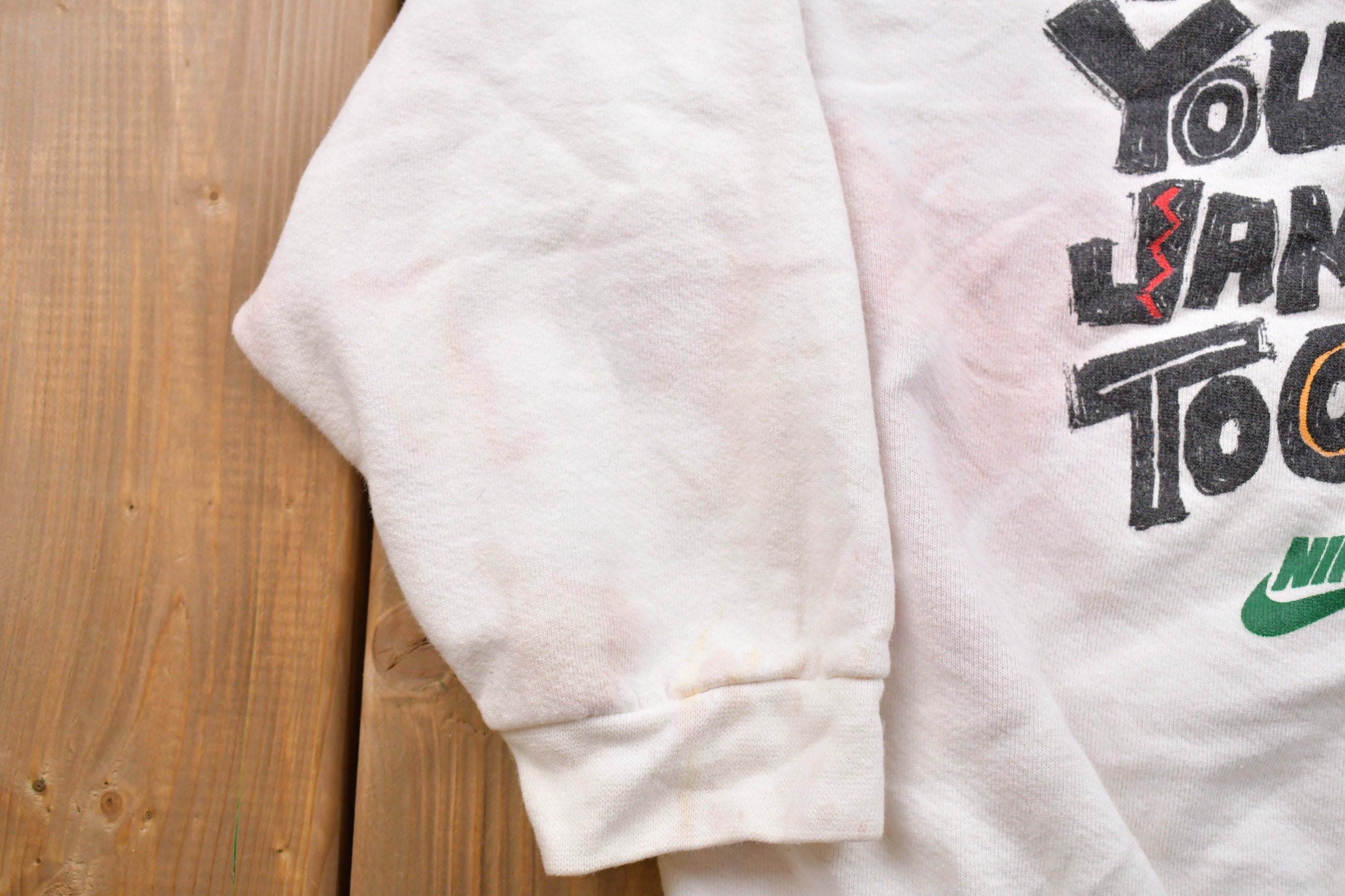 Vintage 1990s Youth Nike We're Jammin Michael Jordan Crewneck Sweatshirt