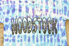 Vintage 1990s Woodstock Music Festival Tie Dye T-shirt