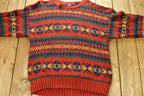 Vintage 1990s GAP Aztec Pattern Knitted Sweater