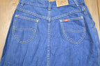 Vintage 1990s Lee Jean Skirt Size 11 / True Vintage / Vintage Skirt / Retro Style