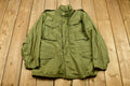 Vintage 2000 Military Button Up Jacket Army Green
