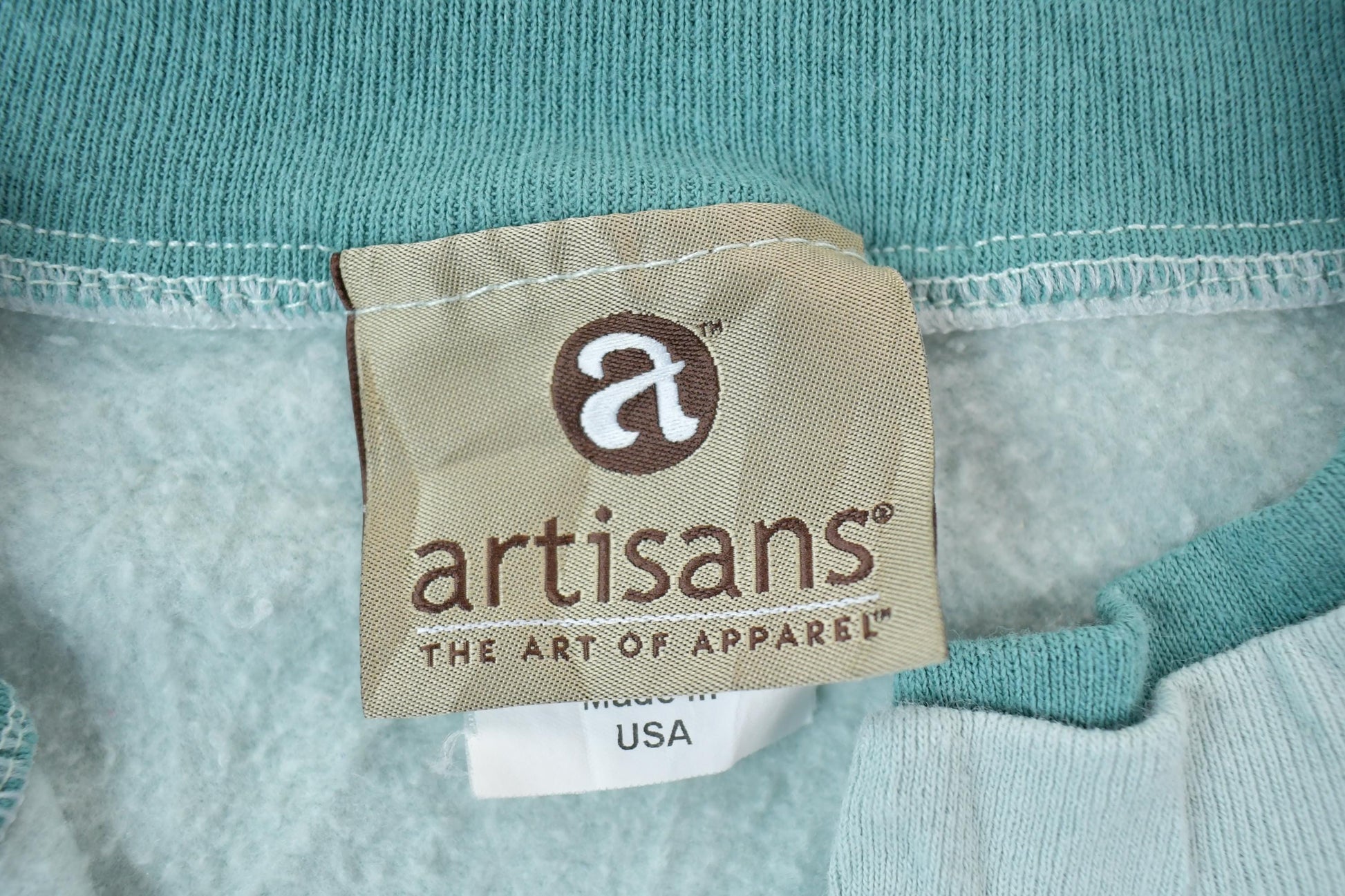 Vintage 1990s Artisans The Art Of Apparel Floral Theme Full Button Down Crewneck / Souvenir / Vintage Sweatshirt / Outdoorsman