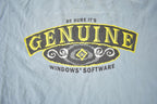 Vintage 1990s Genuine Windows Software Graphic T Shirt Made In USA