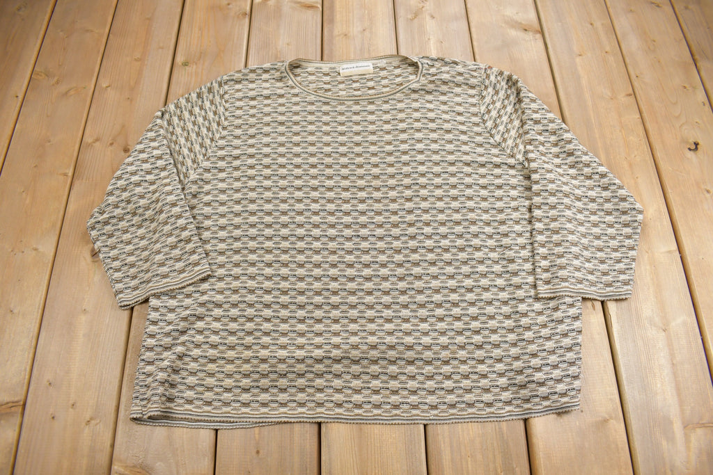 Vintage 1990s Alfred Dunner Women Knit Crewneck Sweater