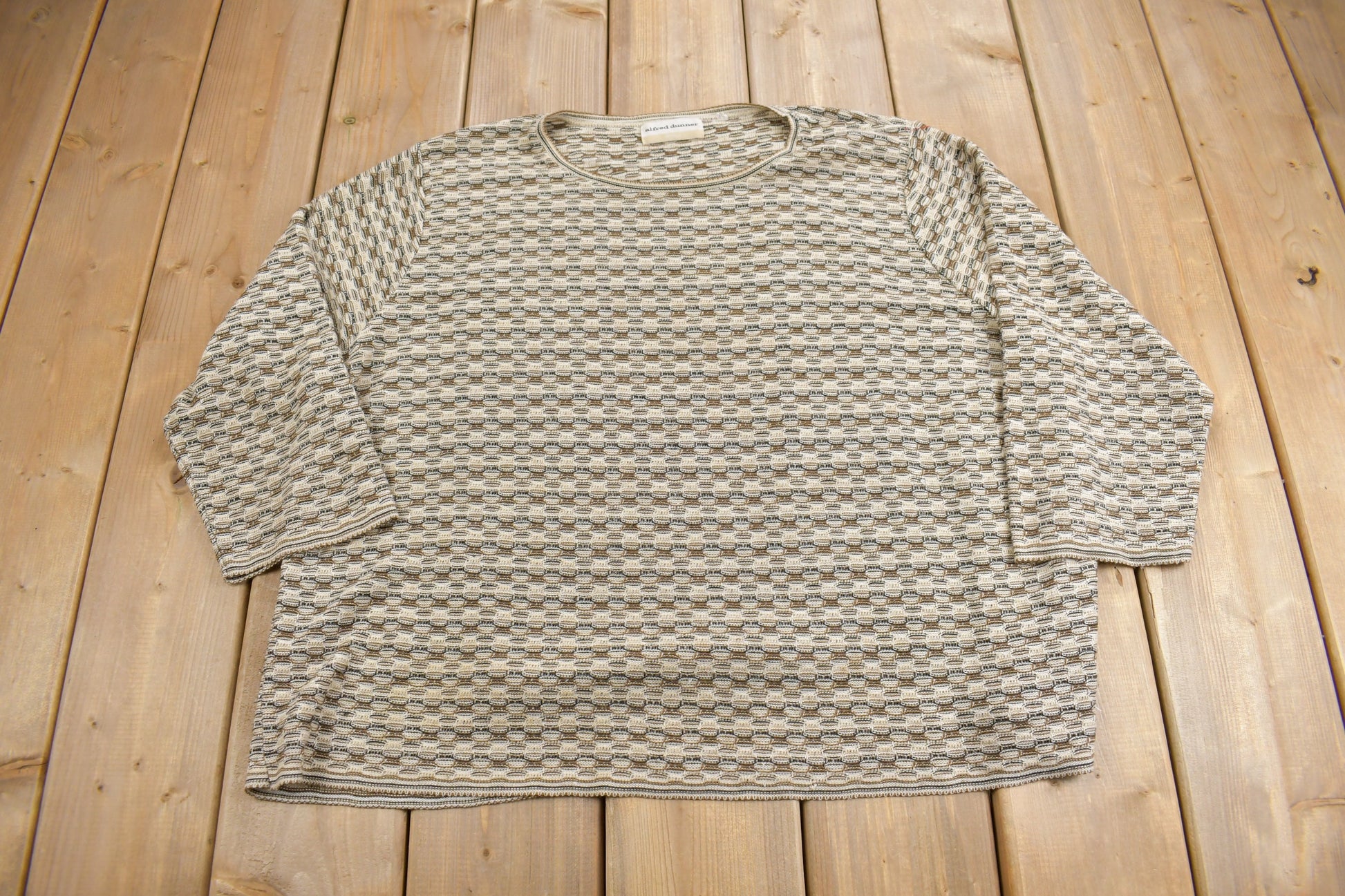 Vintage 1990s Alfred Dunner Women Knit Crewneck Sweater /