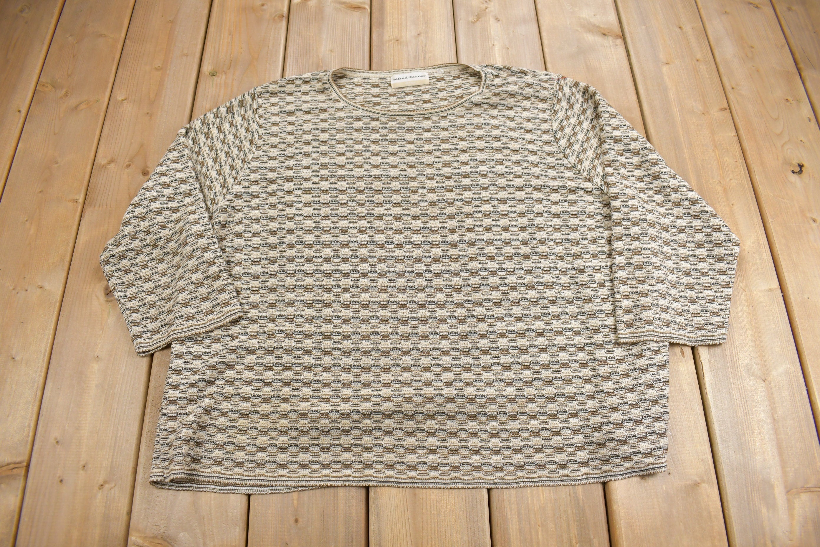 Vintage 1990s Alfred Dunner Women Knit Crewneck Sweater