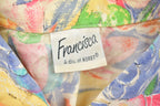 Vintage 1990s Flowers & Fruit All Over Print Button Up Shirt