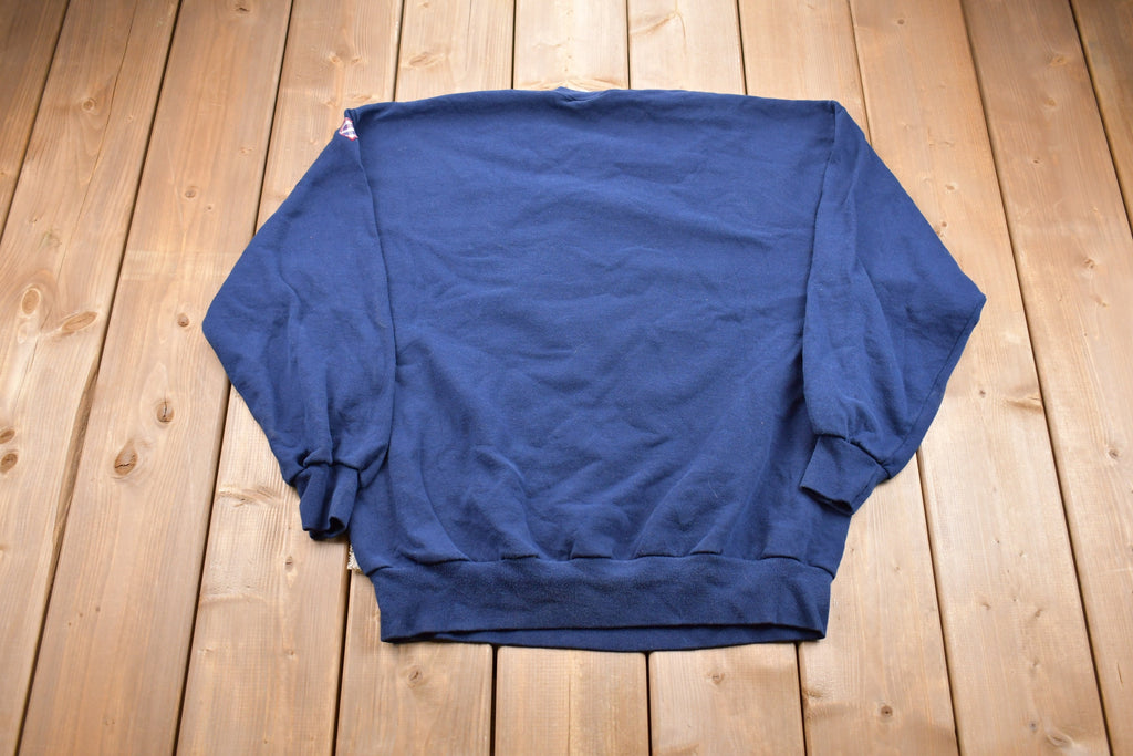 Vintage 1990s Birdhouse Graphic Embroidered Crewneck Sweatshirt