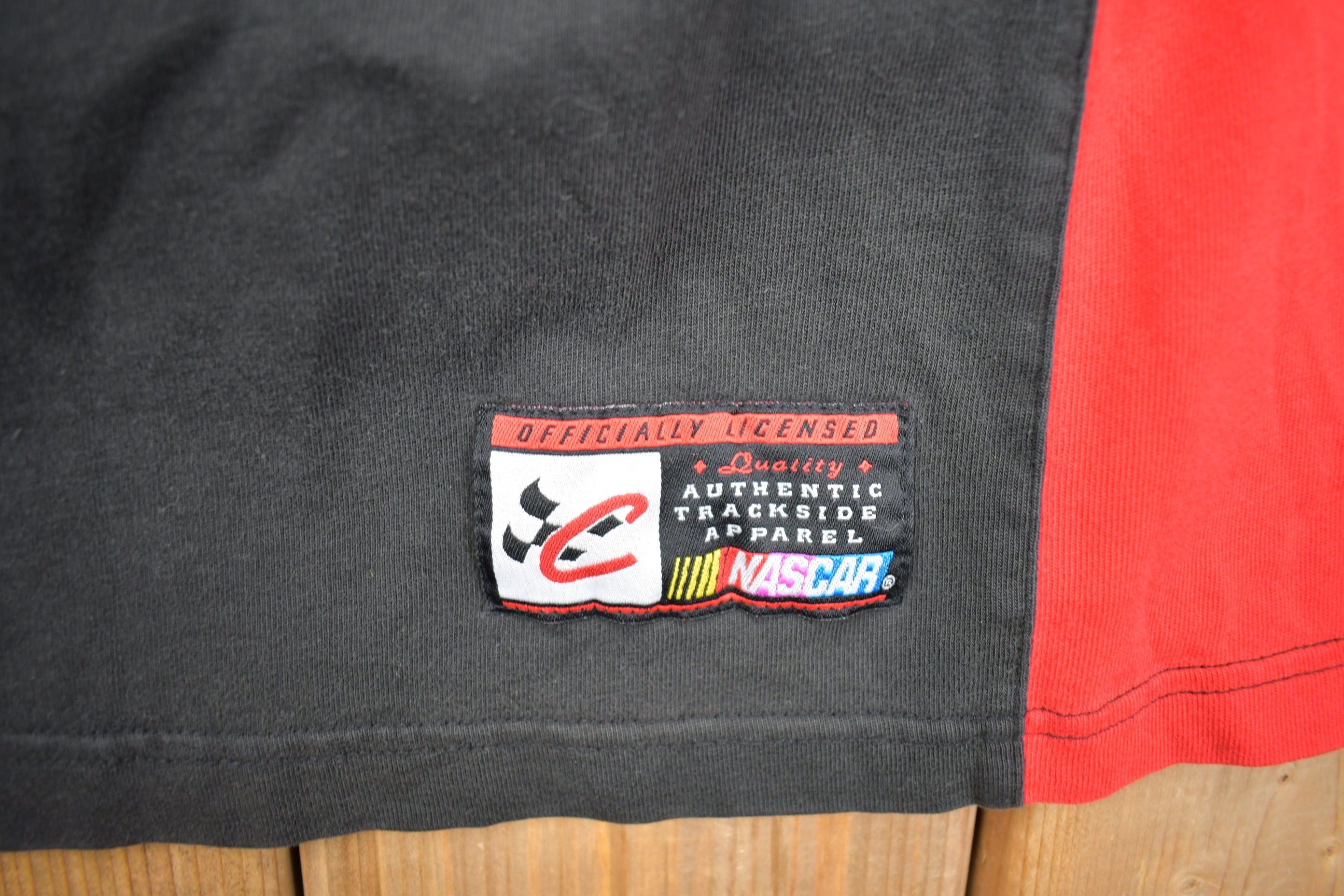 Vintage 1990s Kevin Harvick NASCAR Racing T-Shirt / V-Neck / Racing Tee / 90s Streetwear / Sportswear