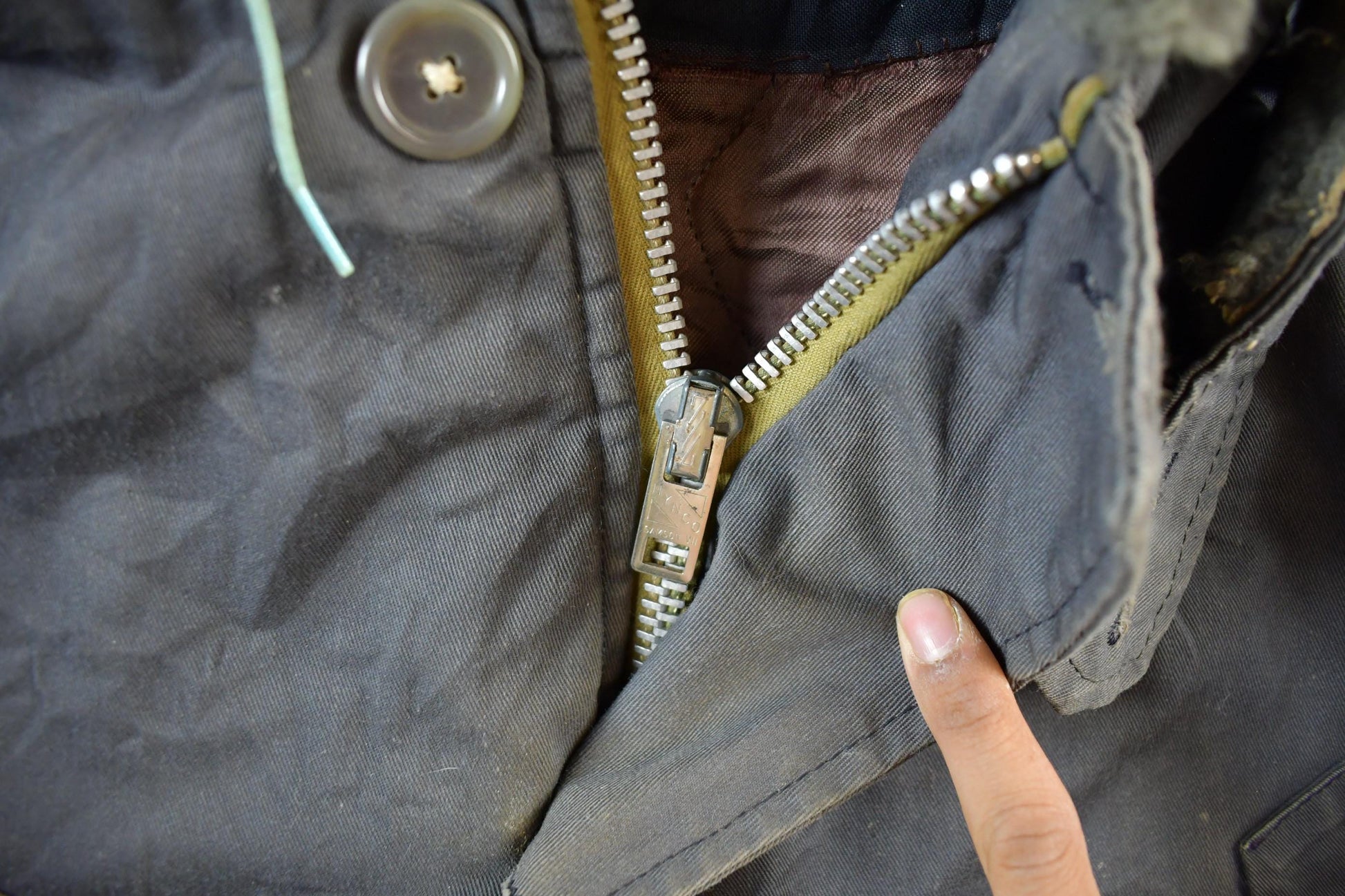 Vintage 1940s Lake O Woods Military Outdoors Jacket Men's XL