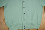Vintage 1980s IZOD Knit Cardigan Sweater