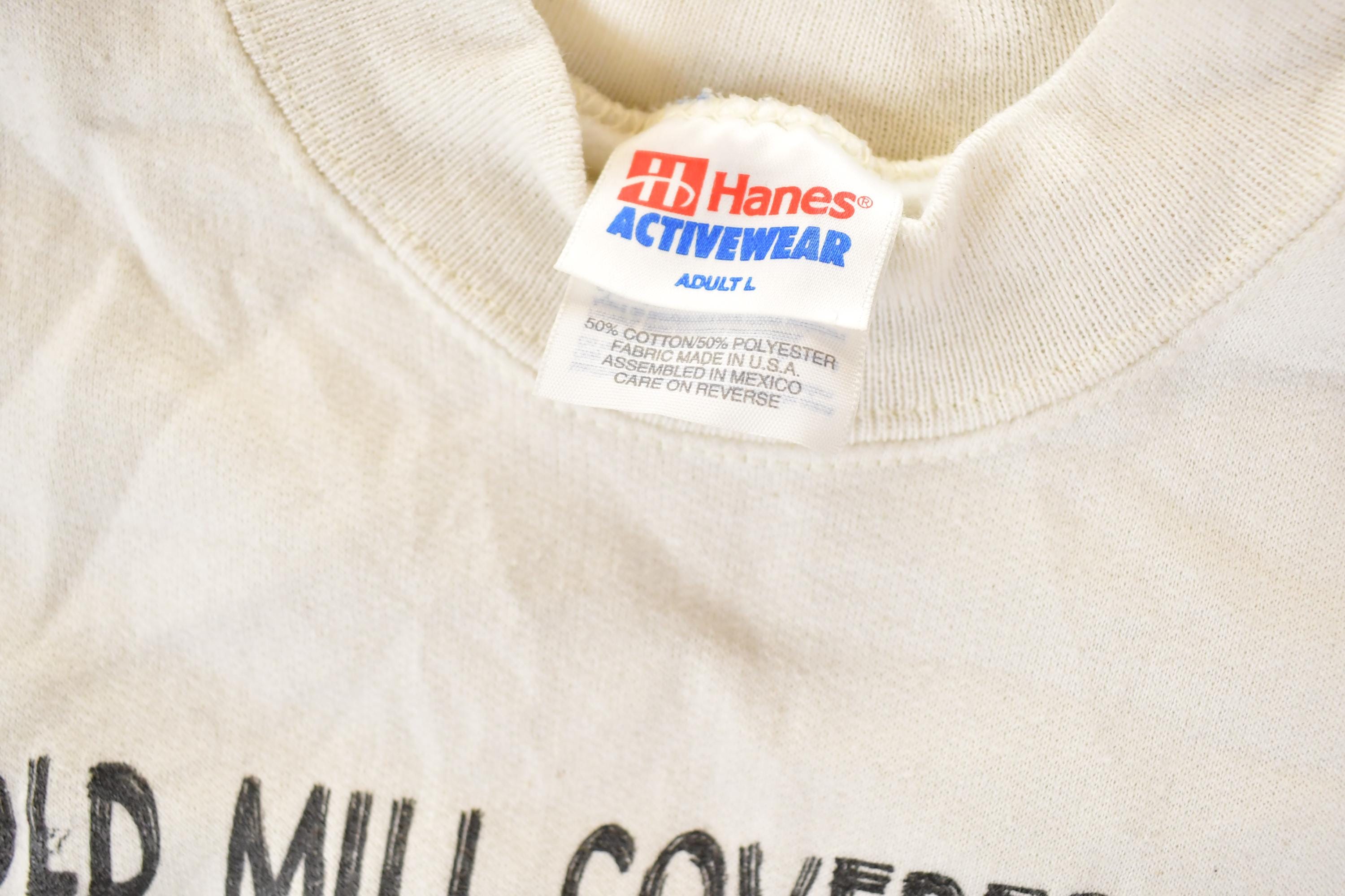 Vintage 1990s Old Mill Covered Bridge Crewneck Sweatshirt Men's M