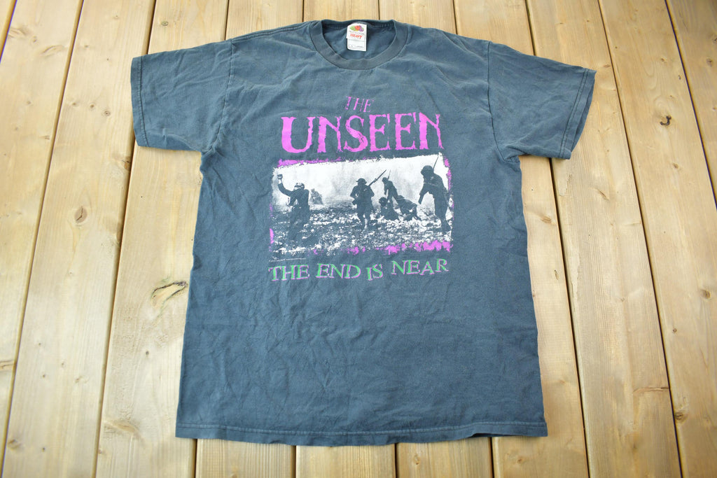 Vintage 20005 The Unseen The End Is Near Graphic Band Tee