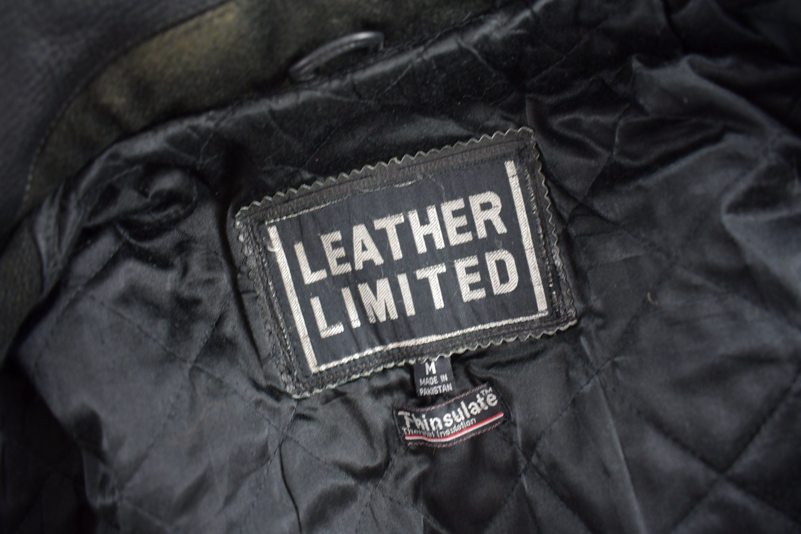 Vintage 1990s Leather Limited Heavy Weight Leather Jacket