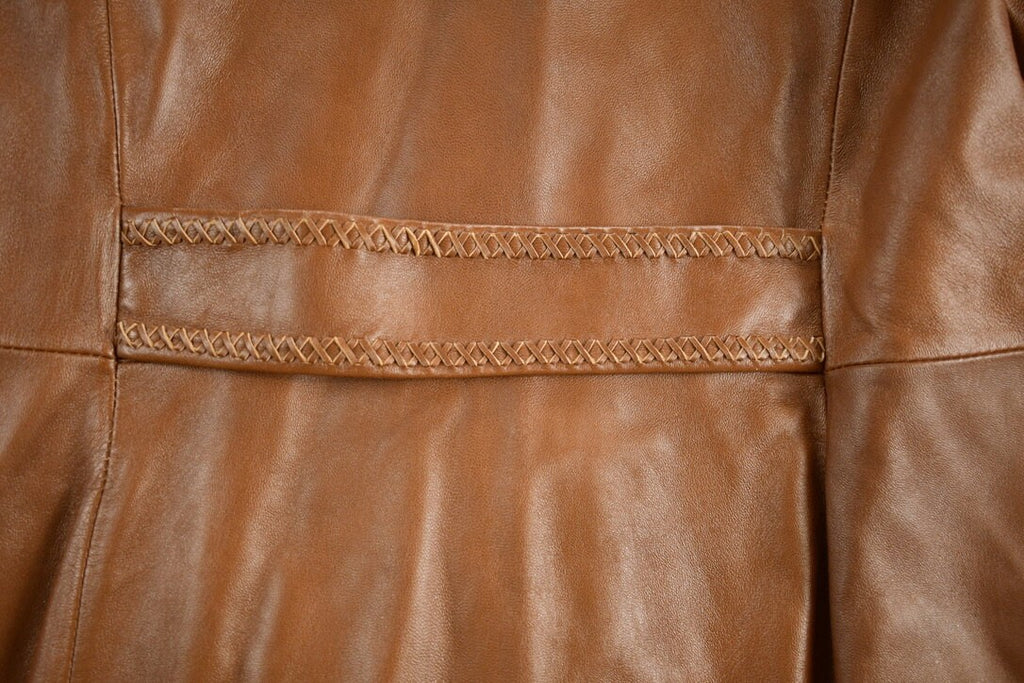 Vintage 1990s Danier Brown Leather Jacket