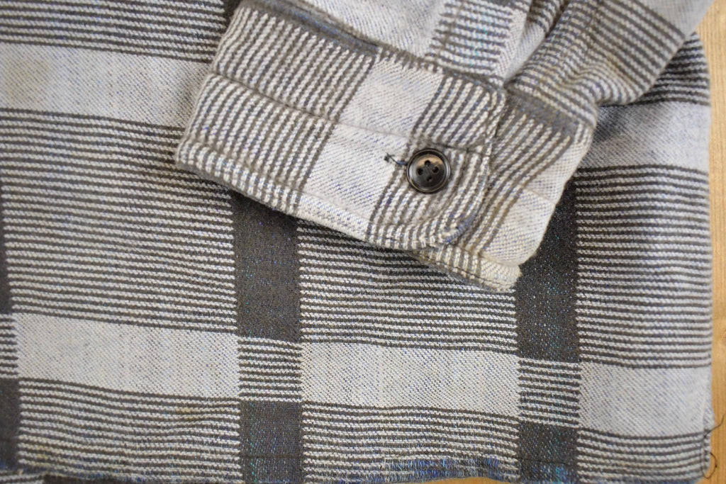 Vintage 1990s Great Canadian Rugged Wear Plaid Button Up Heavyweight Shirt Men's M