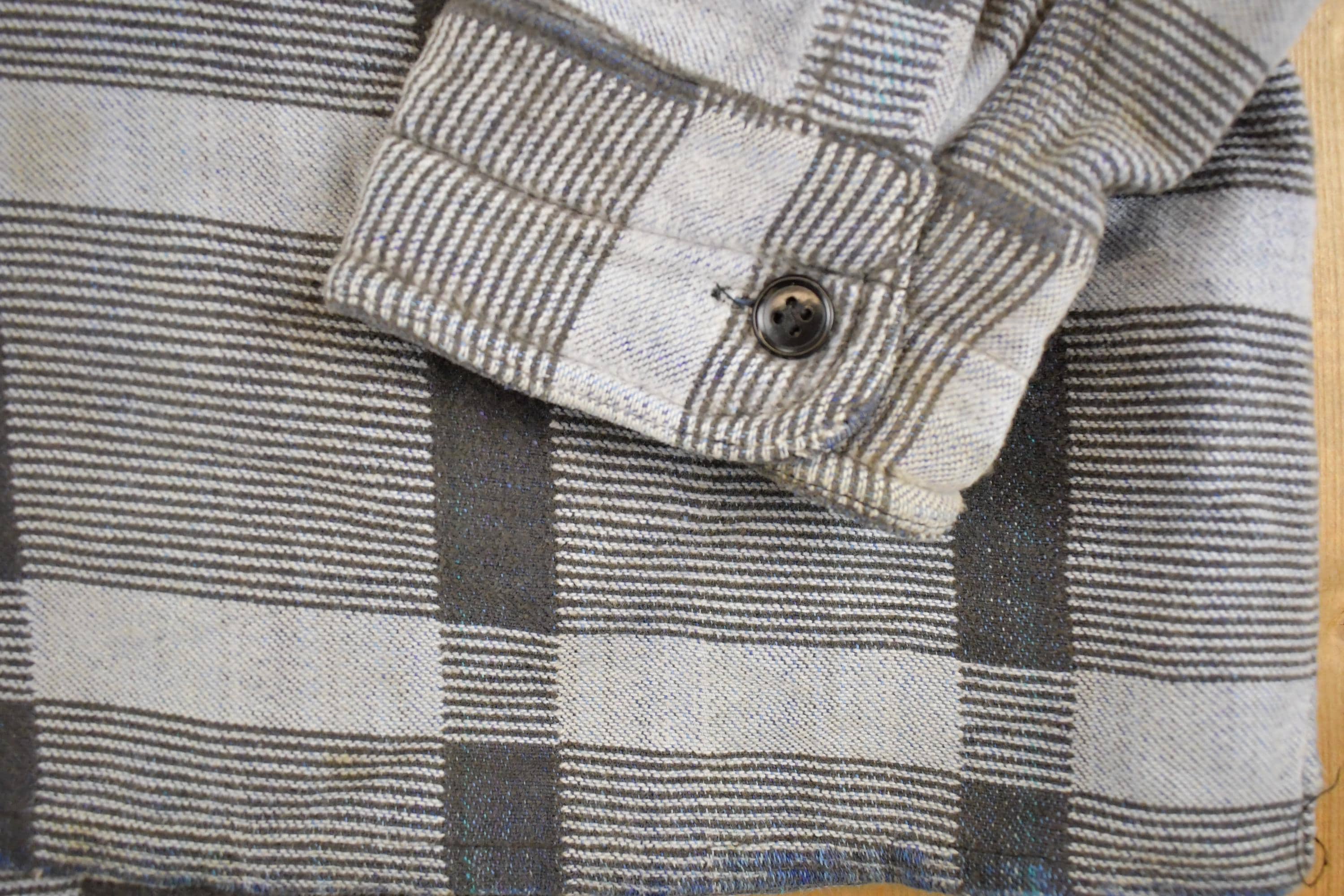 Vintage 1990s Great Canadian Rugged Wear Plaid Button Up Heavyweight Shirt Men's M