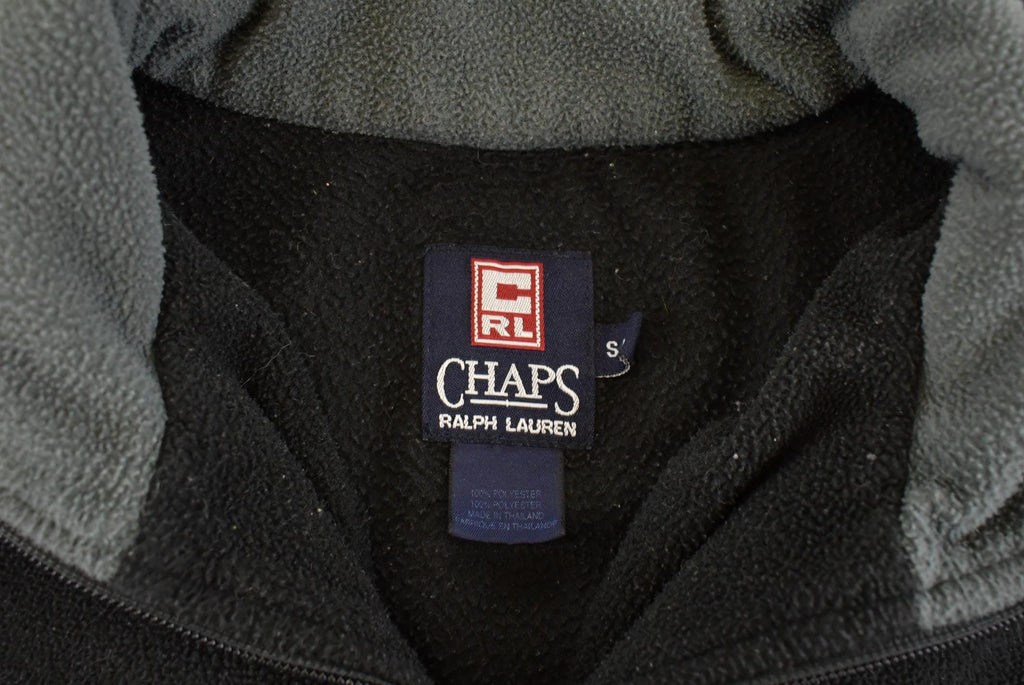 Vintage 1990s Chaps Ralph Lauren Quarter Zip Fleece Sweater Men's S
