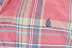 Vintage 1990s Nautica Red Plaid Button Up Shirt