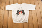 Vintage 1990s I Love New York City Panda Crewneck Sweatshirt