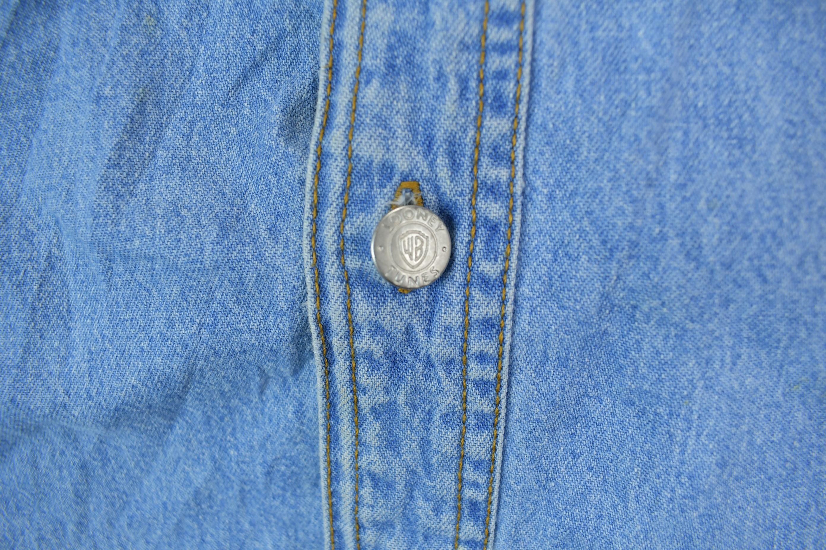 Vintage 1996s Warner Bros Company Button Up Shirt