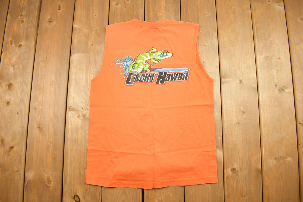 Vintage 1990s Souvenir Gecko Hawaii Tank Top