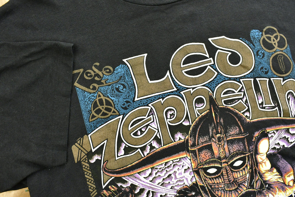 Vintage 1990 Led Zeppelin Hammer Of The Gods Band T-shirt