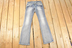 Vintage Deadstock Y2K Grace In LA Bedazzled Bootcut Low Rise Jeans Women's Size 26 x 32