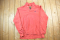 Vintage 1990s Timberland Red Quarter Button Tree Logo Button Up Shirt
