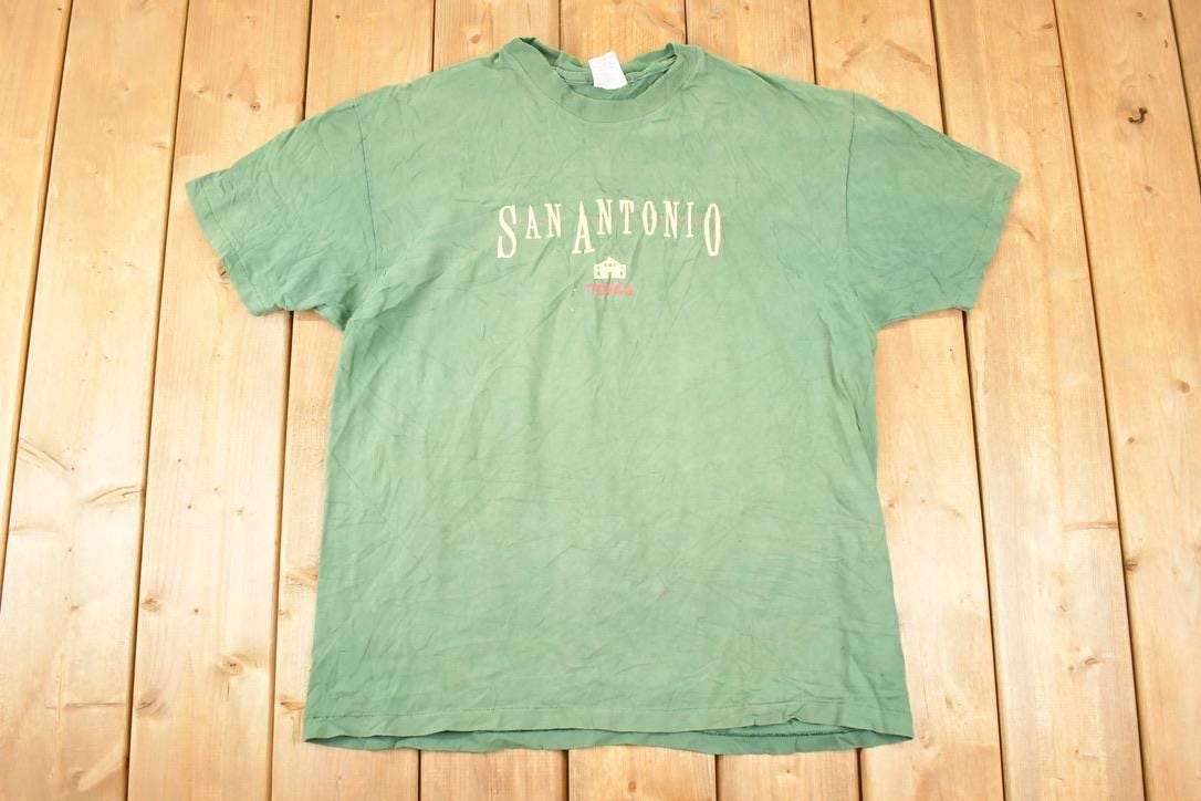 Vintage 1990s San Antonio Texas Souvenir Travel T-Shirt Men's L