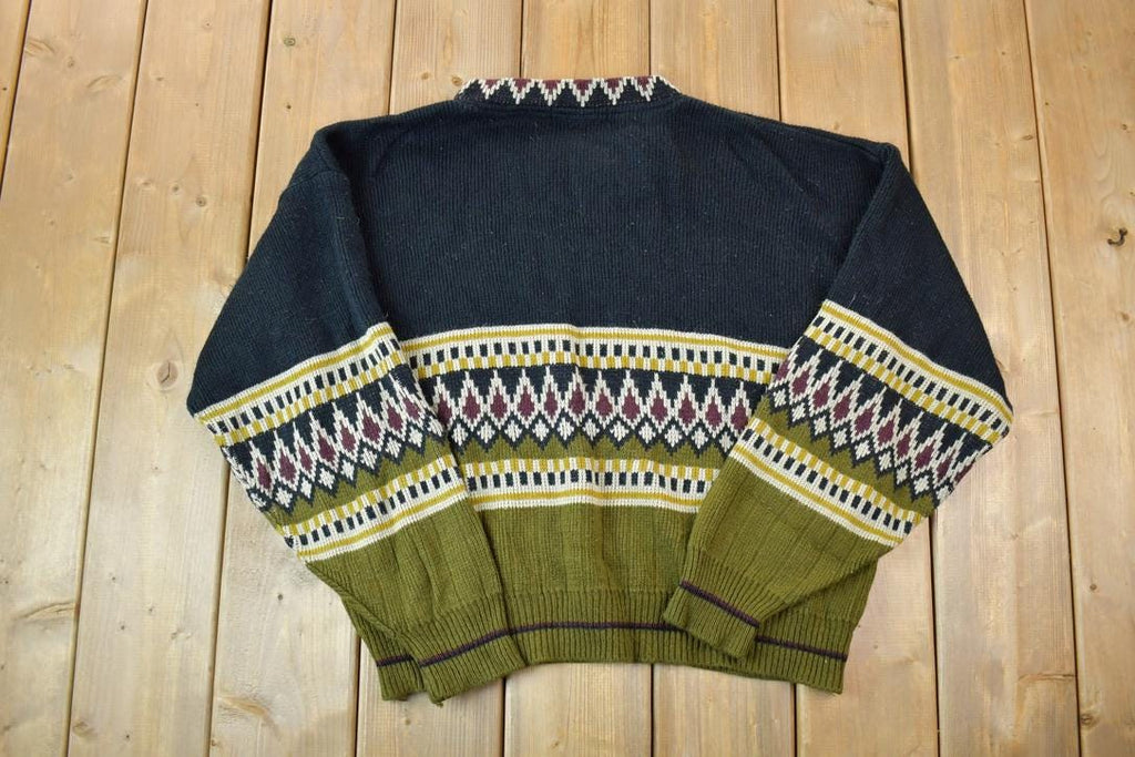 Vintage 1990s Cricketeer Knit Crewneck Sweater /