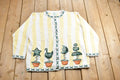 Vintage 1990s The Quacker Factory Knitted Button Up Sweater
