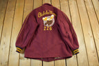 Vintage 1960s 1970s Chisholm Moose Wool Varsity Jacket Men's 42