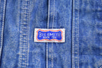 Vintage 1970s Big Smith Blue Denim Jean Overalls Size 38 x 30
