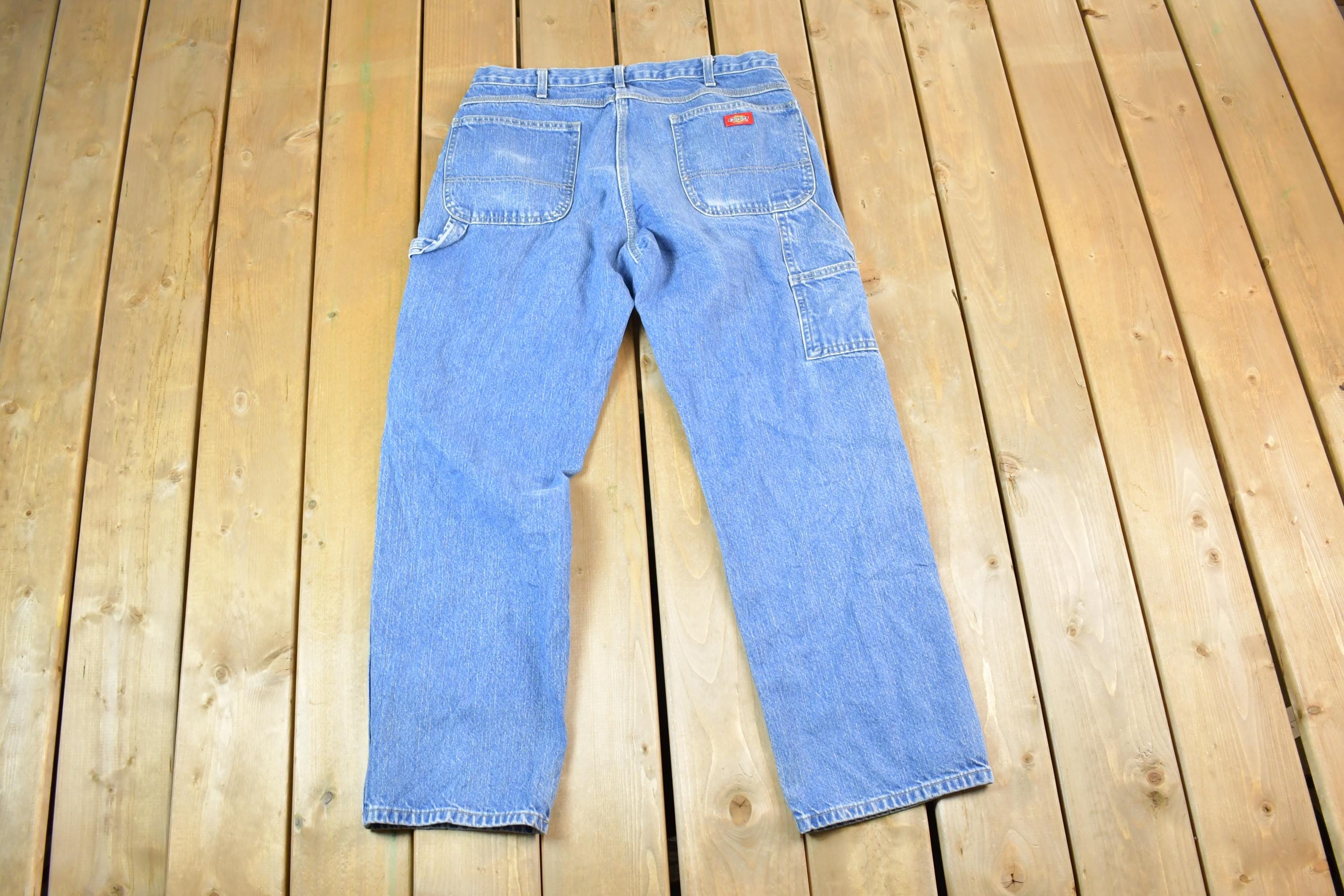 Vintage 1990s Dickies Denim Work Jeans Size 36 x 32