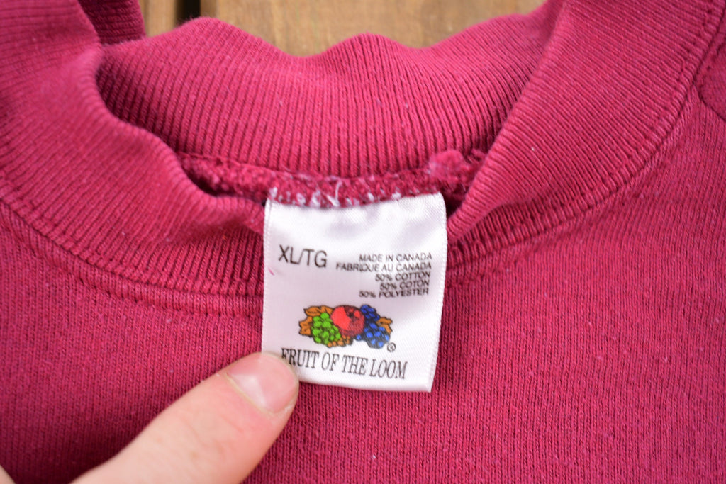 Vintage 1990s Cute Cat raglan Crewneck Sweater