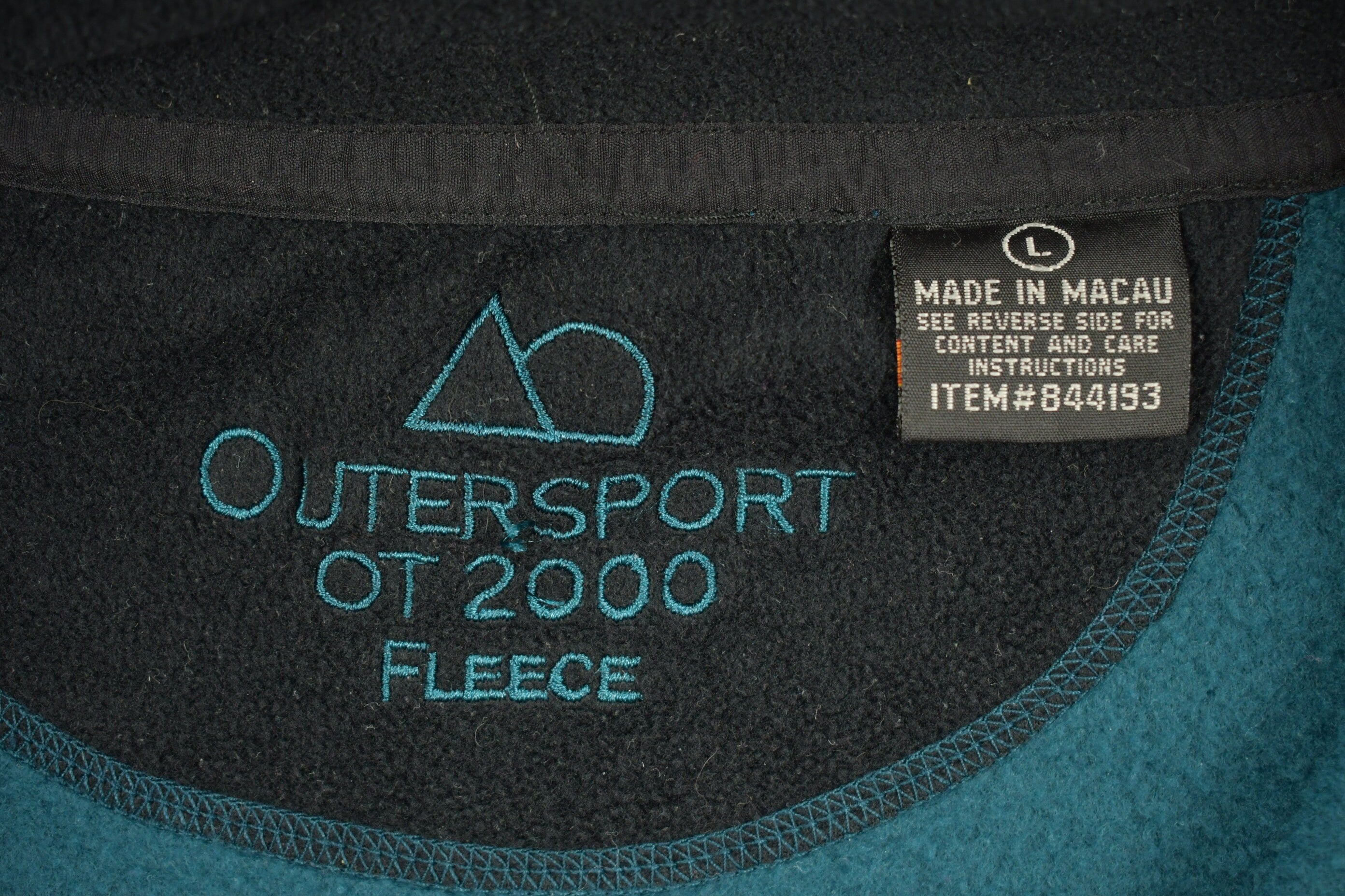 Vintage 1990s Big Manistee River Fleece Zip Up Sweater