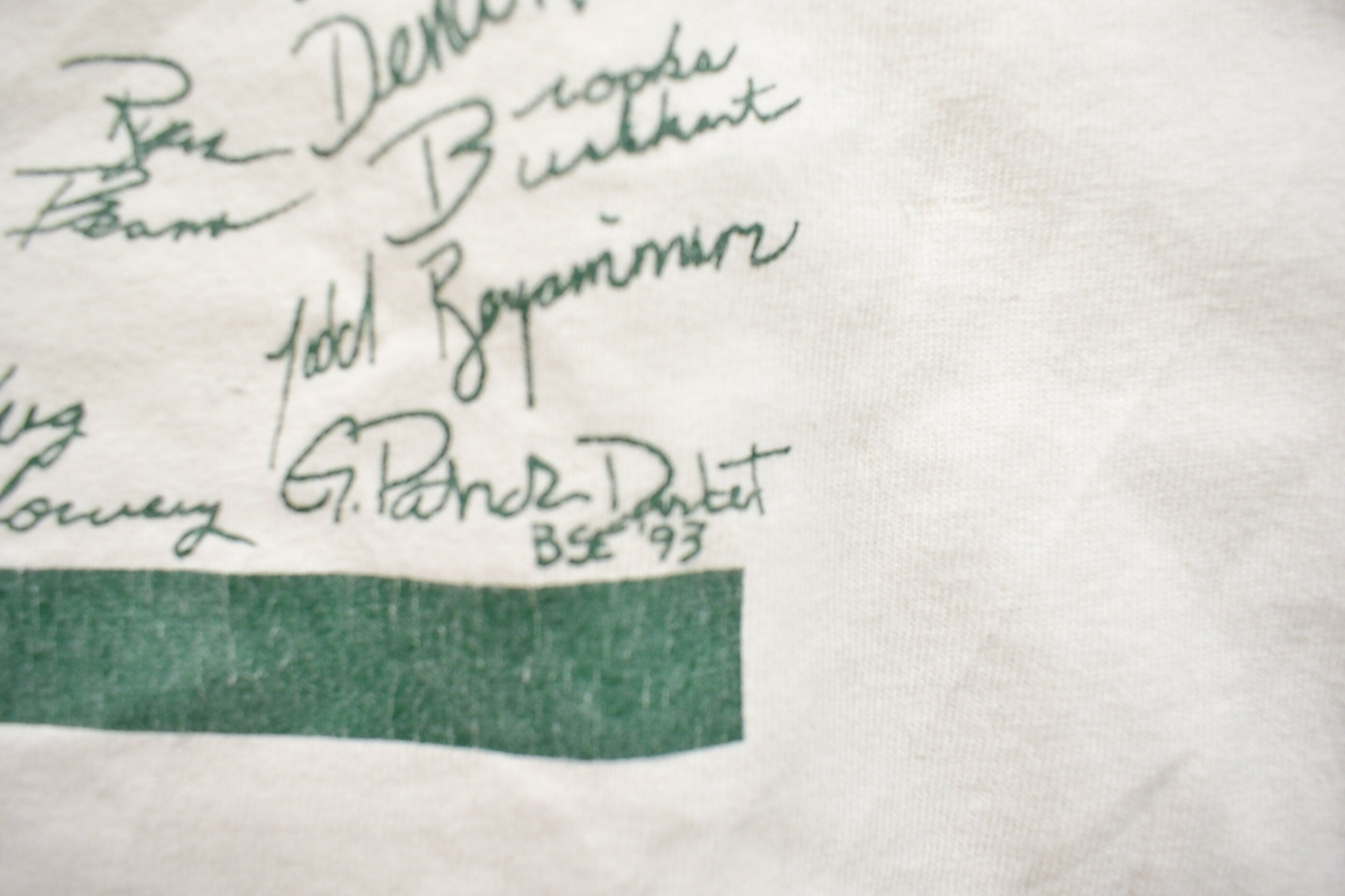 Vintage 1993 Best Damn Week In The Big IO University Of Iowa Rho Chi Rush T-Shirt