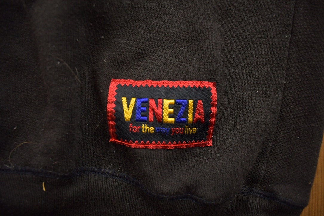 Vintage 1990s Venezia Colourful Graphic Hoodie