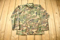 Vintage 1970s Military Camouflaged Button Up Shirt