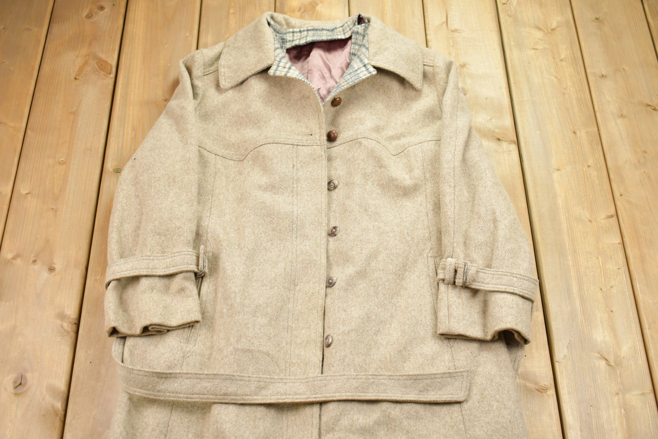 Vintage 1980s Truesdells Cedarhurst 100% Wool Jacket