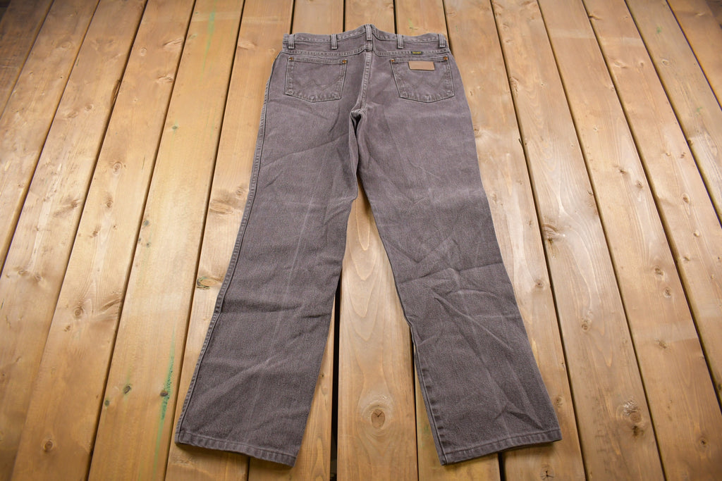 Vintage 1990's Wrangler Brown Denim Pants 34 x 31