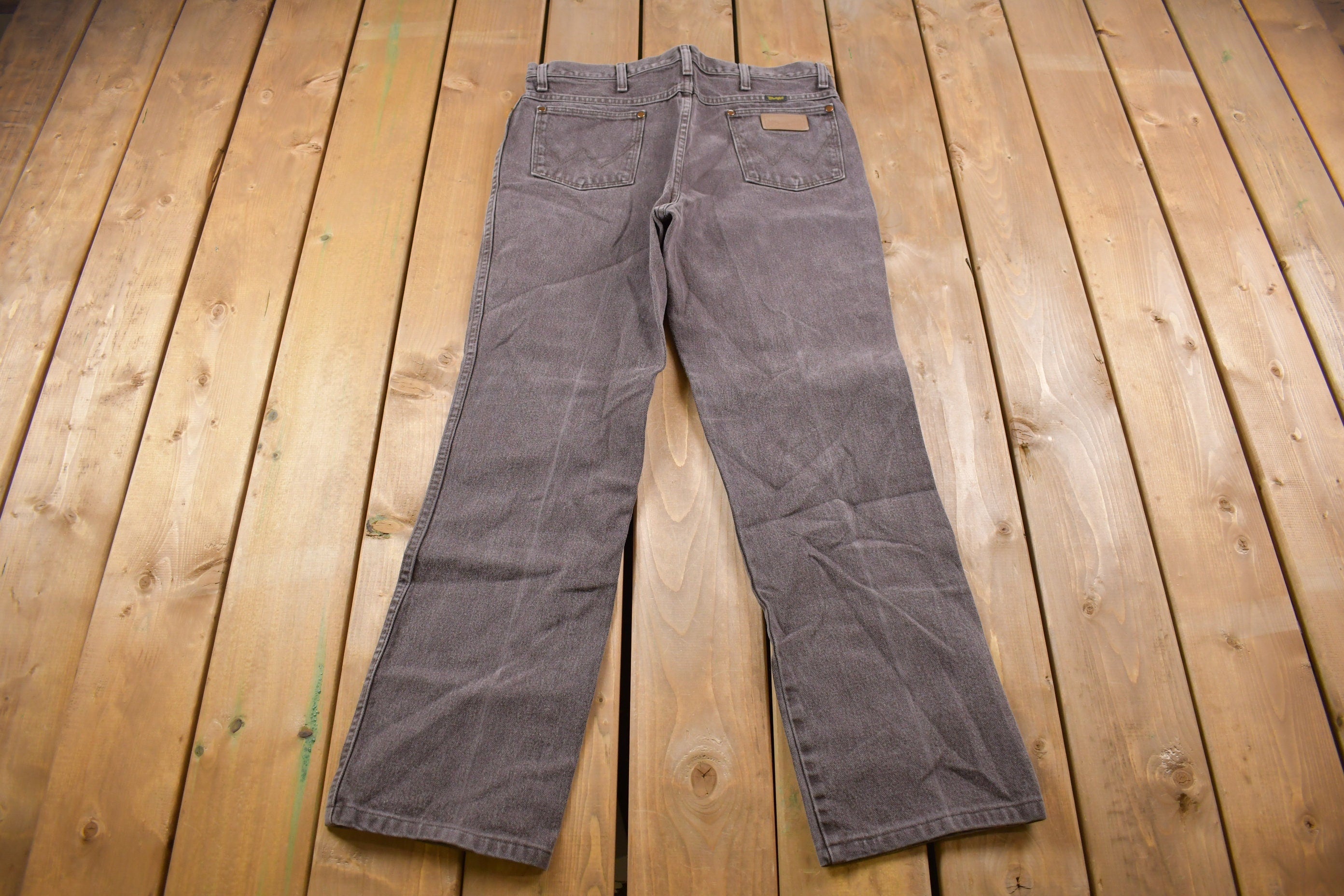 Vintage 1990's Wrangler Brown Denim Pants 34 x 31