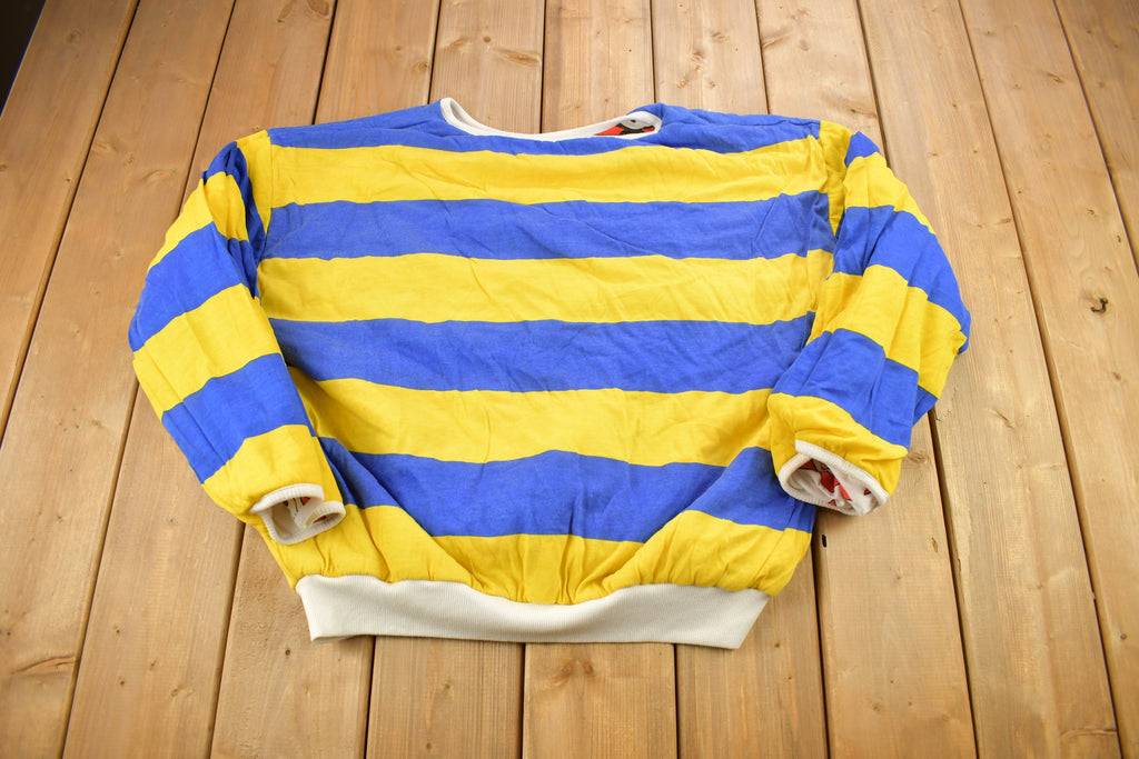 Vintage 1990s Mickey Mouse Reversible All Over Print Disney Crewneck