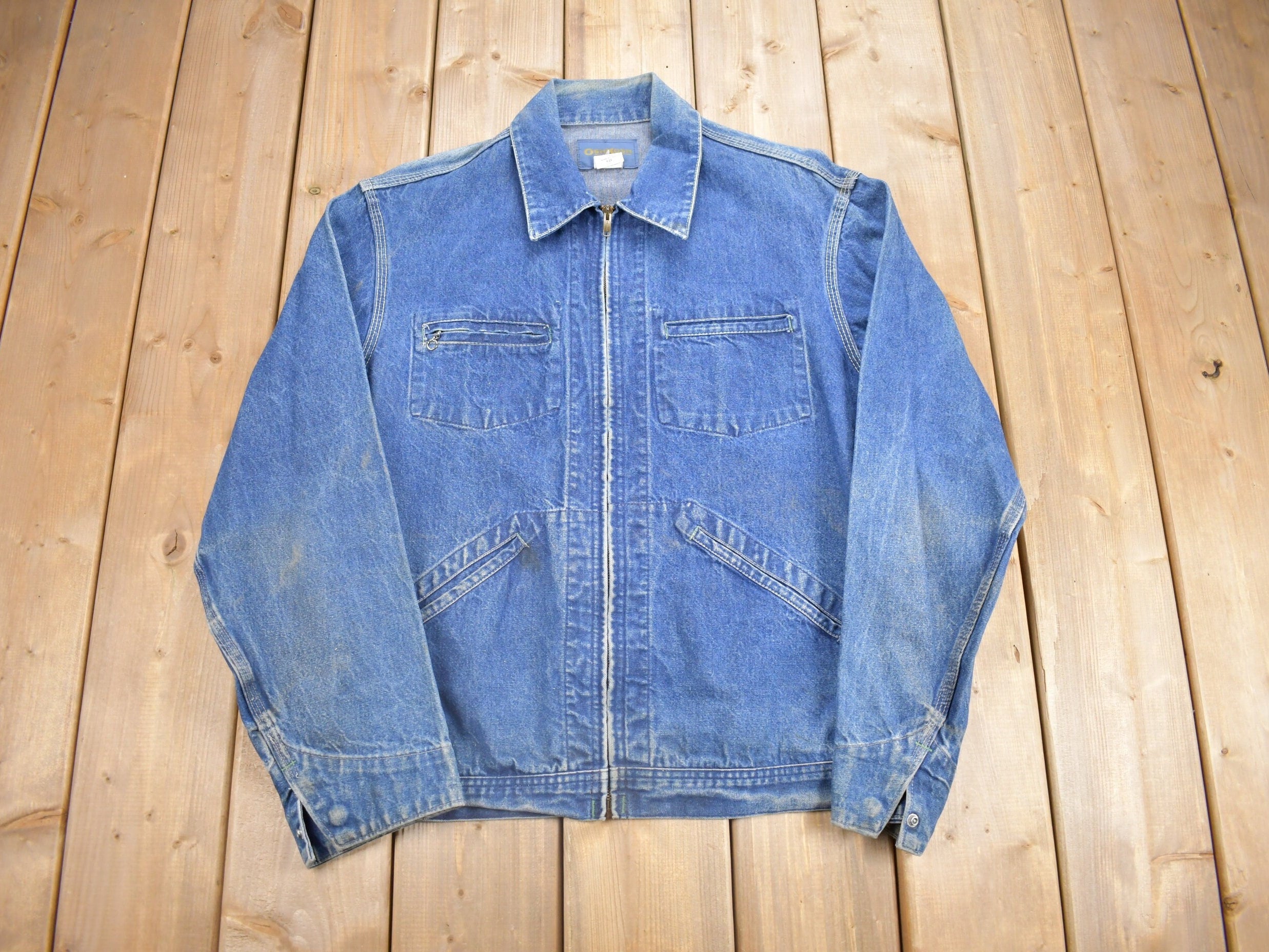 Vintage 1980s Osh Kosh B'Gosh Zip Up Jean Jacket
