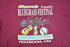 Vintage 1990s Monroe's Bluegrass Festival Souvenir T-Shirt / Vintage Streetwear / Vacation Tee / Travel T Shirt